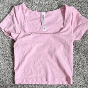 Altar'd State Soft Pink Short Sleeve Tee